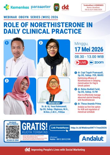 Flayer Webinar berSKP Kemenkes – Obgyn Series (WOS) 2026